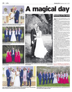 Carrigaline Court’s Wedding Featured in the Evening Echo